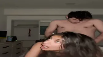 Bro's Gf Pinned On Bed, Doggy-Style Pounding Till She Screams For Mercy