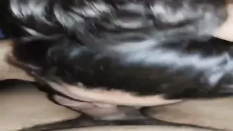 GF Gagged On Thick Cock, Forced To Swallow Load After Messy Blowjob