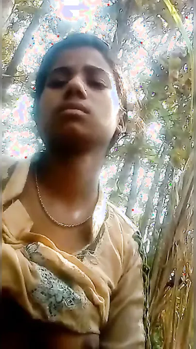Took Village Gf To Jungle, Mashed Her Huge Tits Then Fucked Her Brains Out