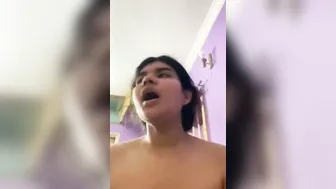 GF Seated On My Lap, Sucking Cock While I Squeeze Her Soft Tits