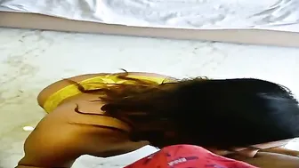 Big-Titted Bhavi Sucked Cock Post-Bath Then Took It Deep In Her Wet Pussy