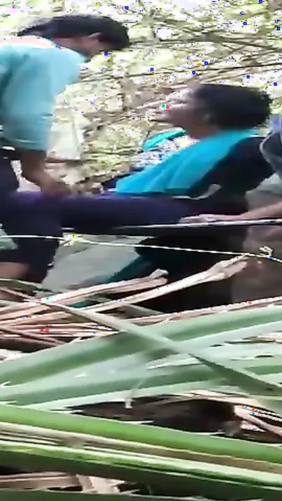 Skipping School To Fuck Her In The Jungle After Pulling Down Her Salwar