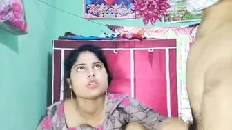 She Lifted Her Suit To Show Her Tits Then Stroked His Dick Before Taking It In Her Cunt