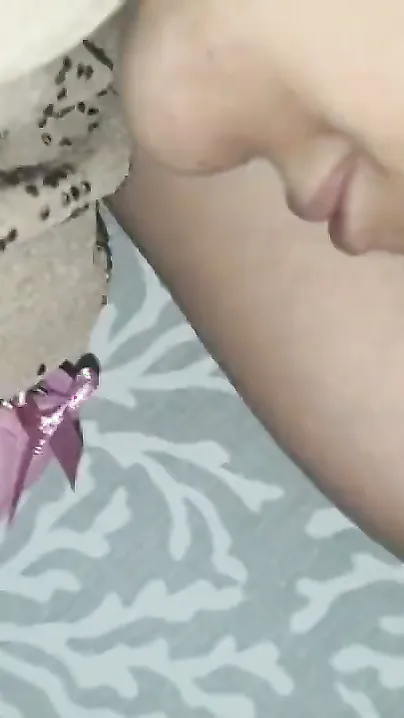 Wife Sucking My Land Deep In Her Mouth At Night Before Slow Rough Chudai On Bed