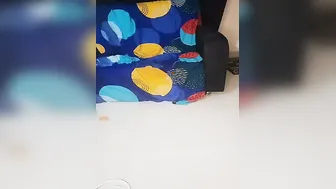 Bhavi Pouring Milk On Body Massaging It Then Sliding Toy Inside Her