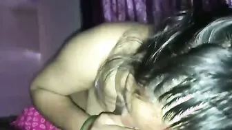 Village Bhavi Expertly Sucking Her Husband Before Hot Bedroom Action