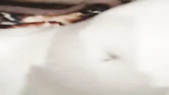 Wife In Black Bra Sucking His Cock Cooling Down Her Burning Pussy