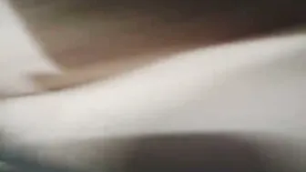 Wife In Black Bra Sucking His Cock Cooling Down Her Burning Pussy