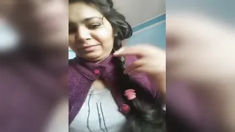 Desi Girl Removing Pants Fingering Herself Then Licking Her Fingers