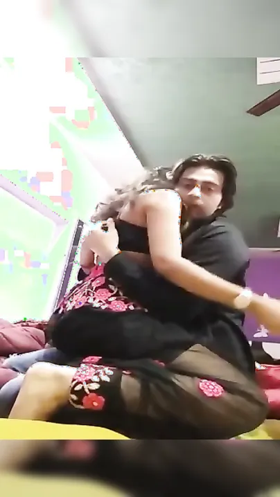 Boyfriend Pulling Girlfriend On His Lap Kissing Deep While Groping Her Tits