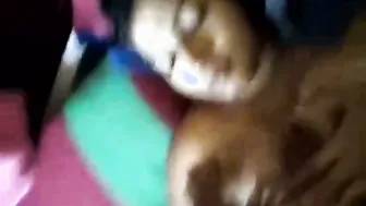 Desi Wife Squeezing His Dick Between Her Tits Jerking Him Off Till He Cums