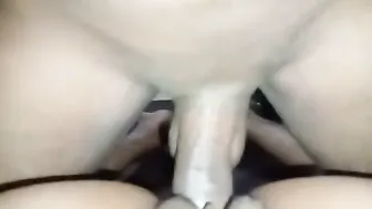 Doggy-Style Creampie For Gf At Her Place, Ass Slapping Loud As Neighbors Heard
