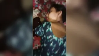 Lifted Desi Bhavi’s Nighty And Slammed Her Ass Till She Screamed With Pleasure