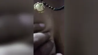 Desi Bhavi Spread Her Pussy Wide, Grabbed My Cock And Shoved It Deep Inside