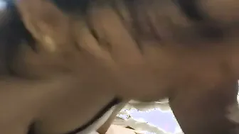 College Cutie Deepthroats My Land Hard While Rubbing Her Wet Bur Secretly