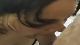 College Cutie Deepthroats My Land Hard While Rubbing Her Wet Bur Secretly