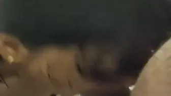 College Cutie Deepthroats My Land Hard While Rubbing Her Wet Bur Secretly