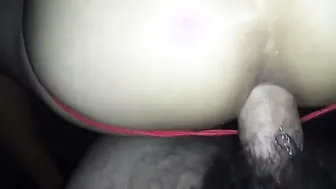 At Night I Pulled Off My GF’s Panties And Rammed My Cock Deep In Her Ass