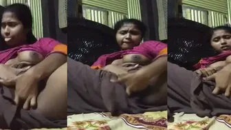 Desi Girl Removed Her Salwar, Fingered Her Wet Cunt And Squeezed Her Big Boobs