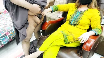 Office Madam Slurps Office Boy’s Sperm In Coffee With Dirty Hindi Whispers