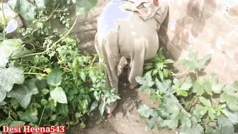 Heena Screaming As Sabzi Khet Farmer Plowed Her Wet Boor