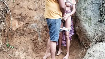 Desi Stepsister Getting Railed Naked In The Fields After Pissing Outside