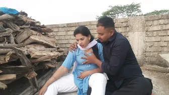 Telugu Stepbrother Groping His Stepsister's Big Breasts In The Fields