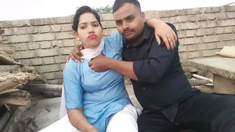 Telugu Stepbrother Groping His Stepsister's Big Breasts In The Fields