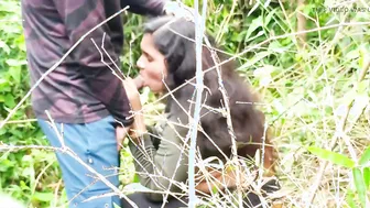 Desi Village Girl Caught Fucking Lover In Jungle And Gets Punished