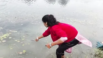 Desi Village Girl Fucked Outdoors During Fishing Trip In New Vlog