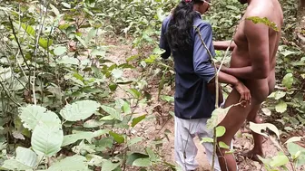 Indian Schoolgirl Getting Deflowered By Bad Boy Deep In The Jungle