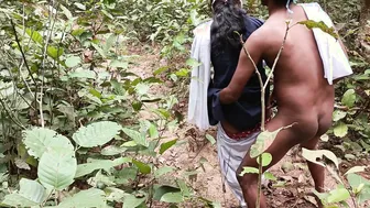 Indian Schoolgirl Getting Deflowered By Bad Boy Deep In The Jungle