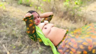 Desi Stepsister Getting Her Tight Pussy Stretched In The Village Jungle