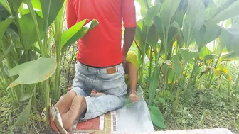 Hot Desi Girl Fucking And Sucking Cock In Garden Near House Amateur