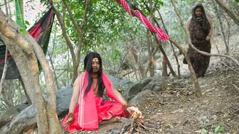 Indian Mystic Fucks Female Devotee Hard In Temple Prayer Room Sex