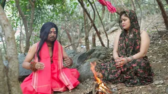 Indian Mystic Fucks Female Devotee Hard In Temple Prayer Room Sex