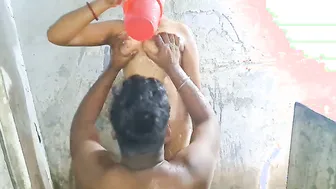 Indian Bhabhi Gets Railed By Devar In Bathroom During Family Function