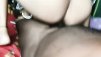 Indian Neighbor Bhabhi Gets Pounded Hard Late At Night In Her Bed