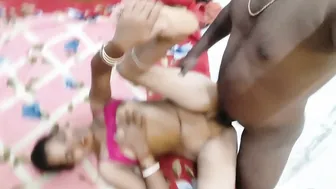 Indian Village Stepsister Bent Doggy Style Bedroom Floor Moaning Loud