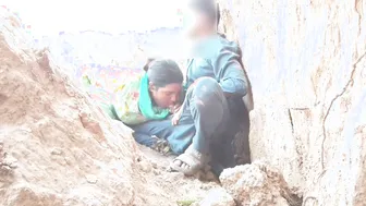 Desi Couple Fucks Raw On Mountain Rocks With Scenic Valley Views