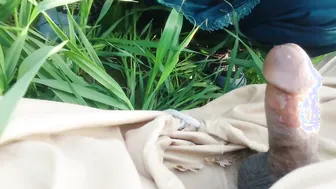 Random Stranger Eats Her Pussy Outdoors In Risky Public Experiment