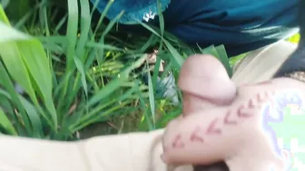 Random Stranger Eats Her Pussy Outdoors In Risky Public Experiment