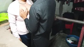 Indian Wife Getting Her Ass Fucked In Winter Moaning And Touching Him