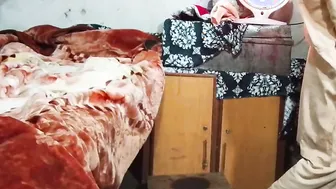 Two Indian Women Sharing One Thick Cock And Riding Him On The Bed