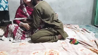 Desi Couple Having Passionate Sex Together On The Bed At Their Home