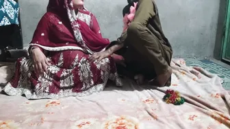 Desi Couple Having Passionate Sex Together On The Bed At Their Home