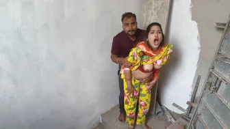 Desi Village Girl Getting Her Boobs Pressed While Kissing Outdoors Secretly