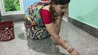 Desi Maid Servant Getting Her Pussy Stretched While Working At His House
