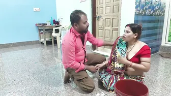 Desi Maid Servant Getting Her Pussy Stretched While Working At His House