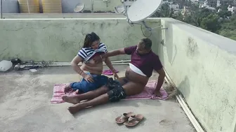 Indian Stepsister Fucked Raw On Rooftop By Her Stepbrother First Time Ever